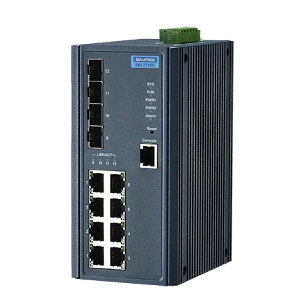Управляемый коммутатор Advantech EKI-7712G-4F-AE