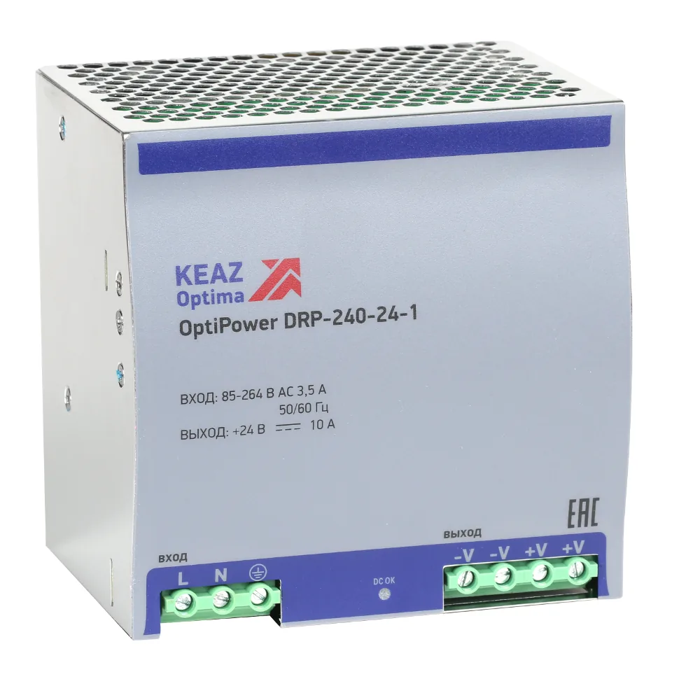 Блок питания КЭАЗ OptiPower DRP-240-24-1