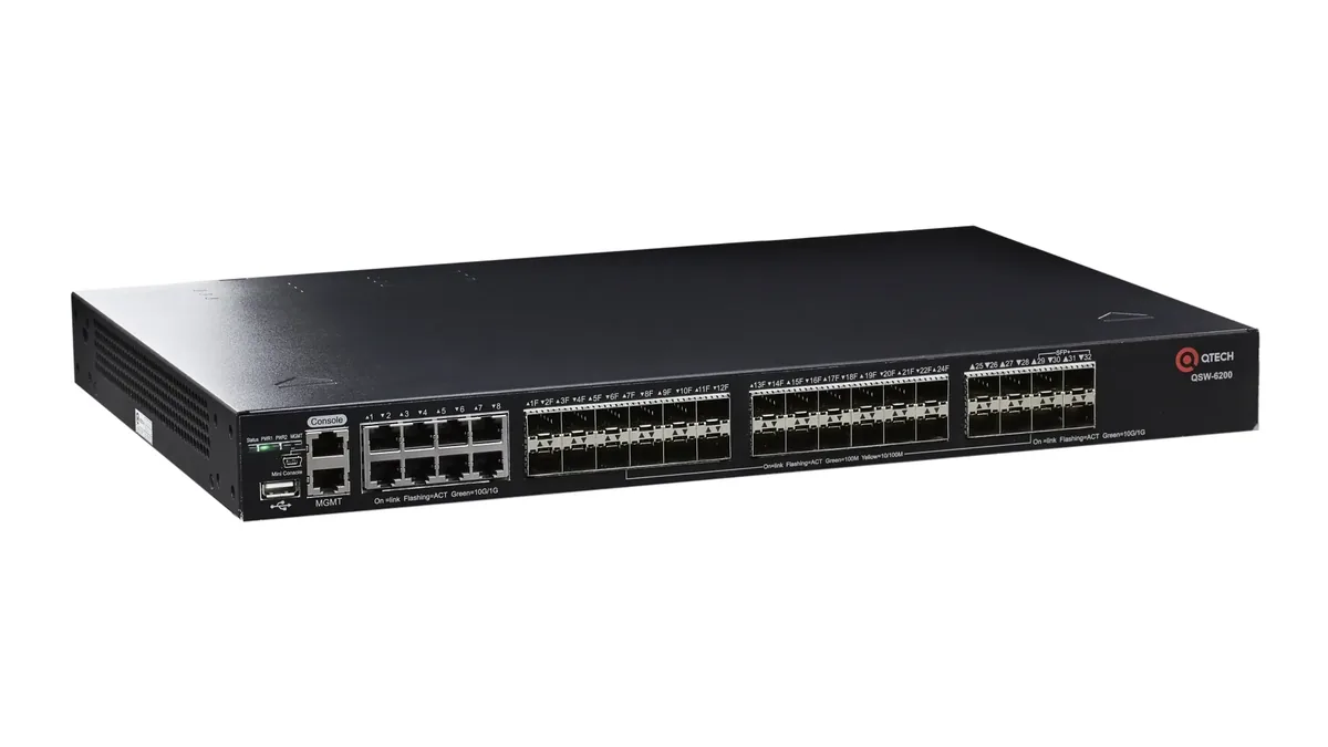 Управляемый стекируемый коммутатор QTECH QSW-6200-32F
