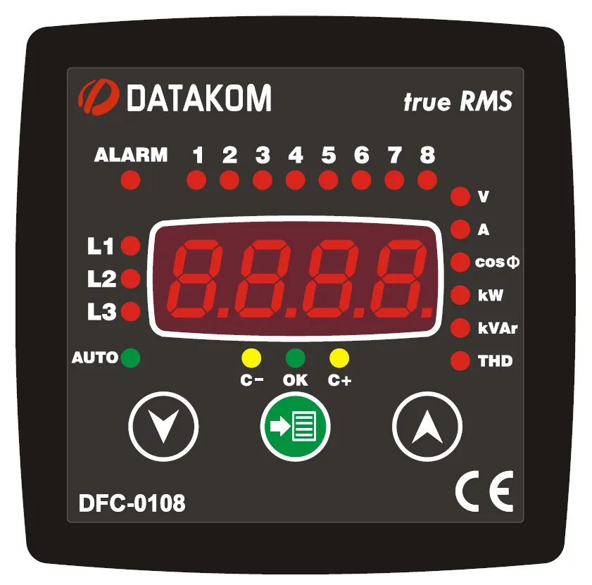 Контроллер коэффициента мощности DATAKOM DFC-0108