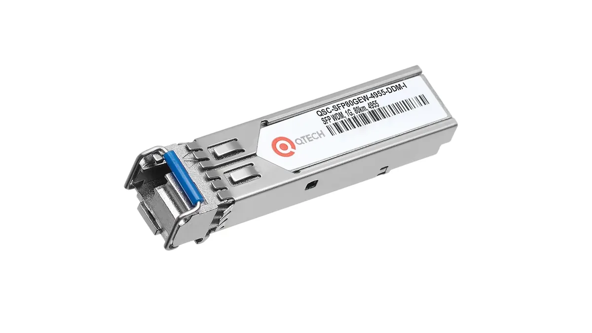 Оптический модуль SFP QTECH QSC-SFP80GEW-4955-DDM-I