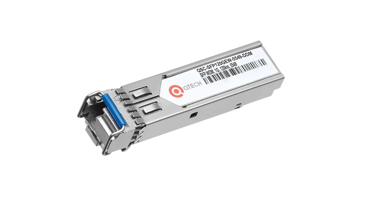 Оптический модуль SFP WDM BIDI QTECH QSC-SFP120GEW-5549-DDM