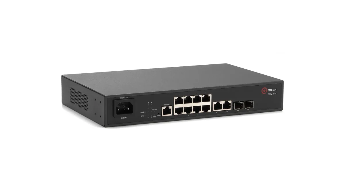 Управляемый коммутатор QTECH QSW-4610-10T-AC