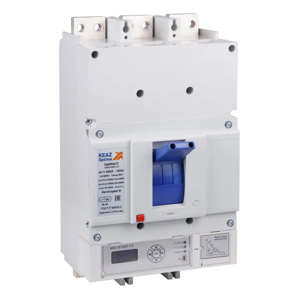 Выключатель автоматический КЭАЗ OptiMat D1000H-MR2-У3