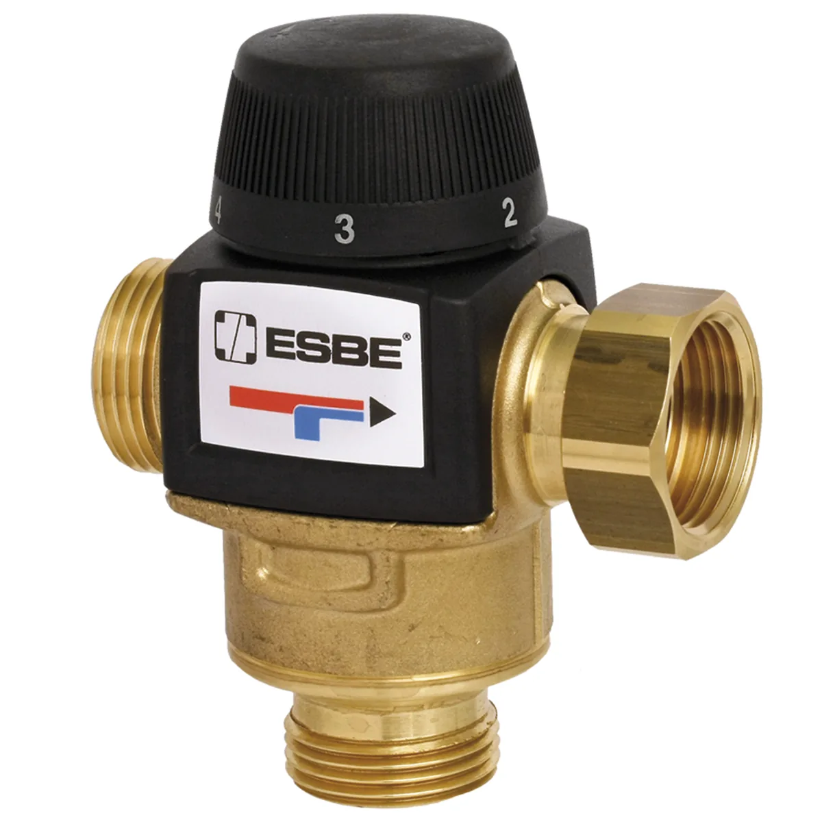 Клапан термостатический смесительный ESBE VTA578 20-55 °C, KVS 4.5, G 1
