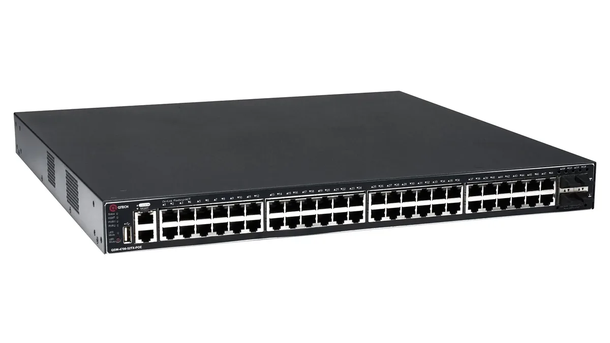 Управляемый стекируемый коммутатор QTECH QSW-4700-52TX-POE