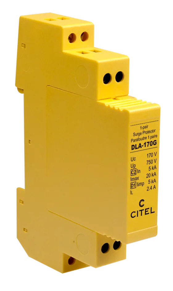 Устройство защиты от импульсных перенапряжений Citel DLA-170G (640165) 1 пара, сети RTC, ADSL2, SHDSL, VDSL2