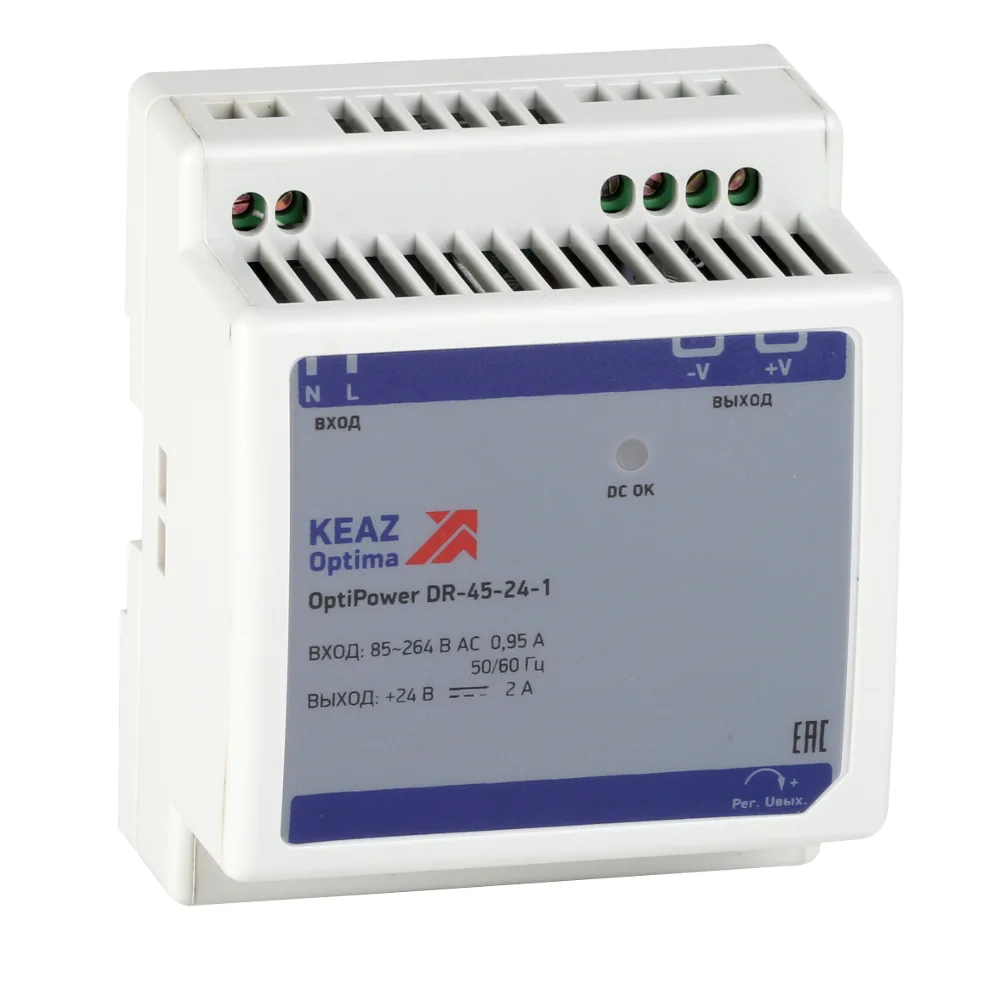Блок питания КЭАЗ OptiPower DR-45-24-1