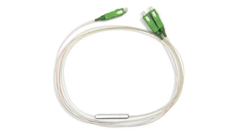 Оптический разветвитель QTECH PO-PLC-1х2-A0.9-SC/APC-1M