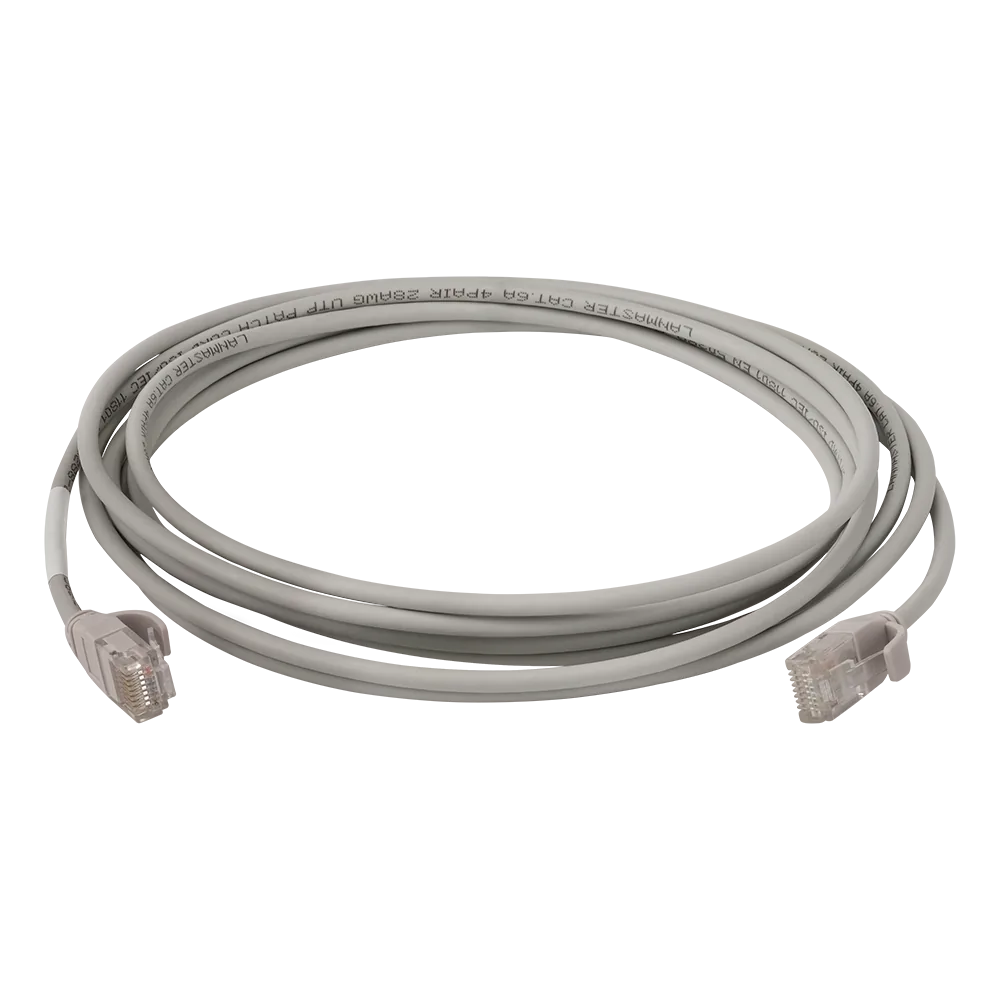 Патч-корд LANMASTER LSZH UTP кат.6A, 28AWG, серый