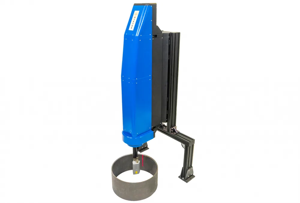 3D-осмотр стальных бандажных дисков Riftek RF096.2D-100/410-305