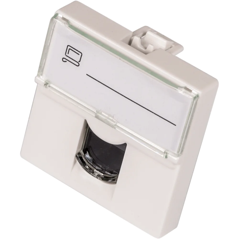 Вставка LANMASTER Mosaic 45x45 RJ-45 UTP кат.6
