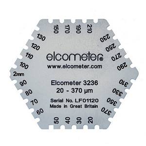 Калибровка гексагональной гребенки Elcometer 3236